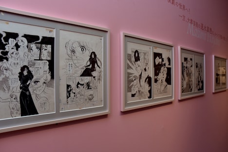 「連載40周年記念 ガラスの仮面展」より。