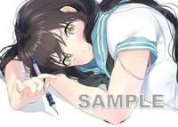 「今夜も熱帯夜」展示イラストのサンプル。