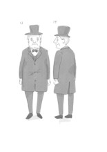 今日マチ子が原案を担当したキャラクター（きみの養父）。