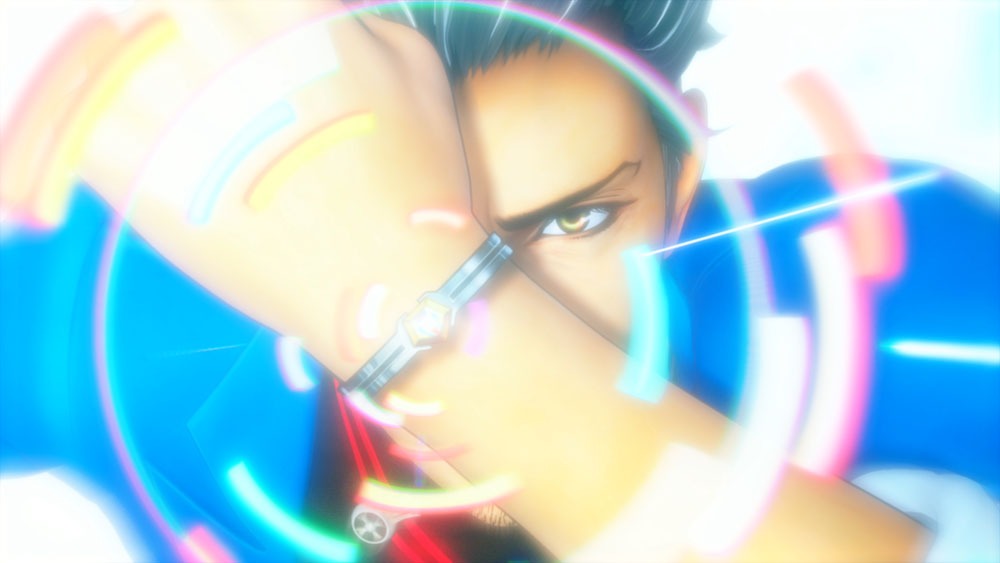 テレビアニメ「Infini-T Force」の場面写真。