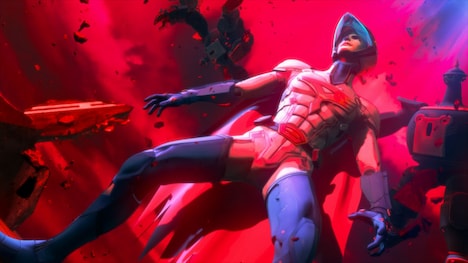 テレビアニメ「Infini-T Force」の場面写真。