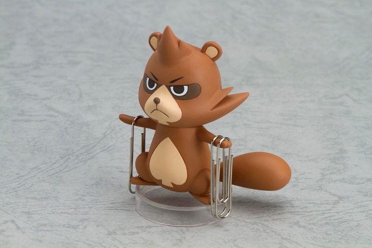「有頂天家族2 カプセルトイ  矢一郎 クリップスタンド」の使用例。