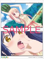 付録のアニメ「ひなこのーと」両面クリアファイル第1弾。