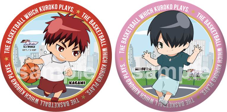 ミニゲーム「キセキのビンゴ」の景品として登場する75mmメタリック缶バッジ。