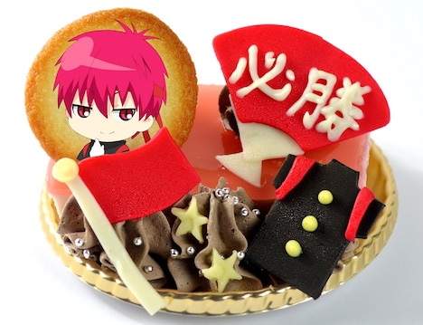 「赤司征十郎の必勝！応援団ケーキ（白桃のムース）」