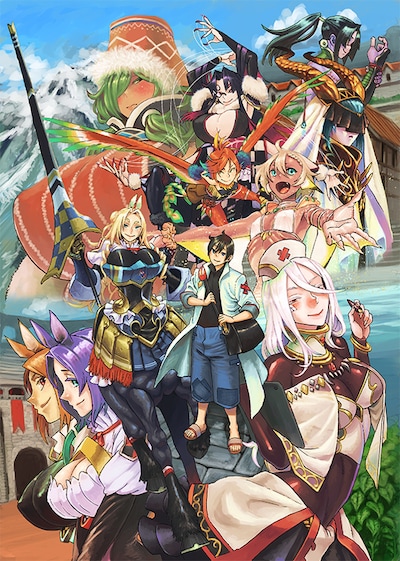 「モンスター娘のお医者さん」コミカライズの告知イラスト。