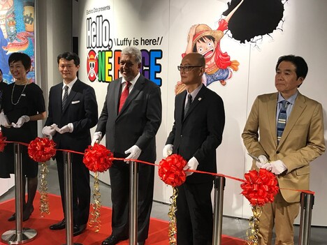 記者発表会の様子。