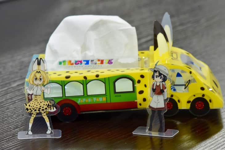 エースに「けもフレ」ジャパリバス型ティッシュボックスが付録、新連載 
