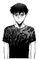 新連載「TRIBAL」の主人公・玖我京介のカット。