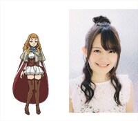 ミモザ・ヴァーミリオン役を演じる西明日香。