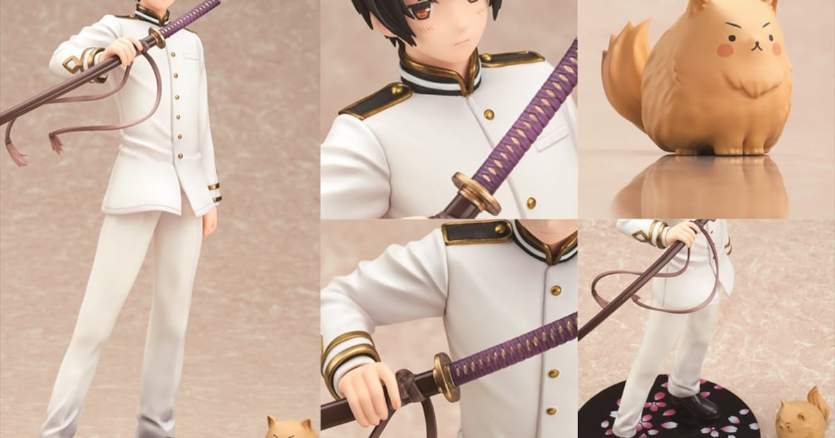 ヘタリア」日本が美麗な1/8スケールフィギュアで登場、ぽちくんも付属 