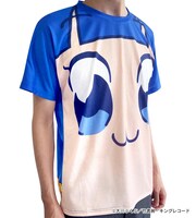 「フルグラフィックフェイスTシャツ（ピピ美）」のフロントデザイン。