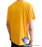 「フルグラフィックフェイスTシャツ（ポプ子）」のバックデザイン。