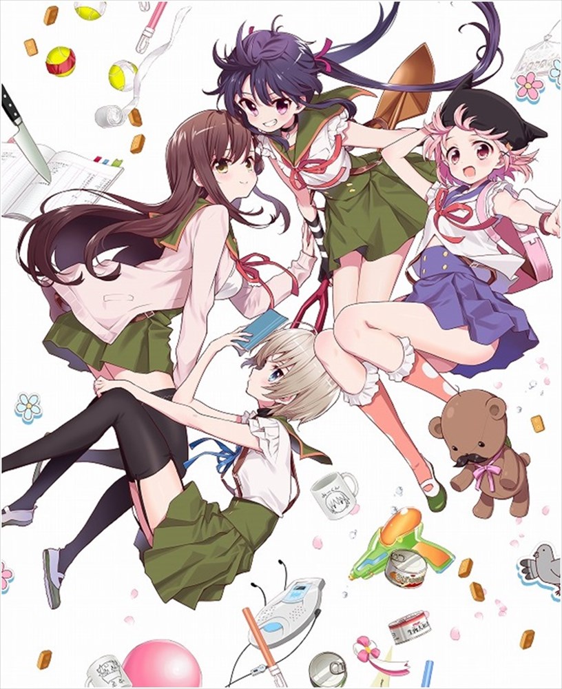 アニメ「がっこうぐらし！」ビジュアル