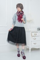 「少女革命ウテナ モデル ストール」の使用イメージ。