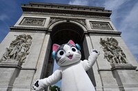 フランスを旅するチーの様子。