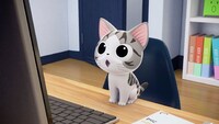アニメ「こねこのチー」より。