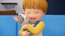 アニメ「こねこのチー」より。