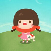 コスプレ衣装の装着例。リンを持った状態。