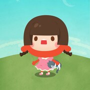 コスプレ衣装の装着例。らいぞうを持った状態。