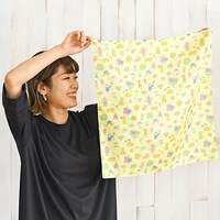 バンダナの使用イメージ。