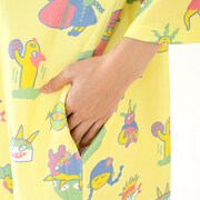 ルームワンピースの着用イメージ。