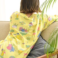 ルームワンピースの着用イメージ。