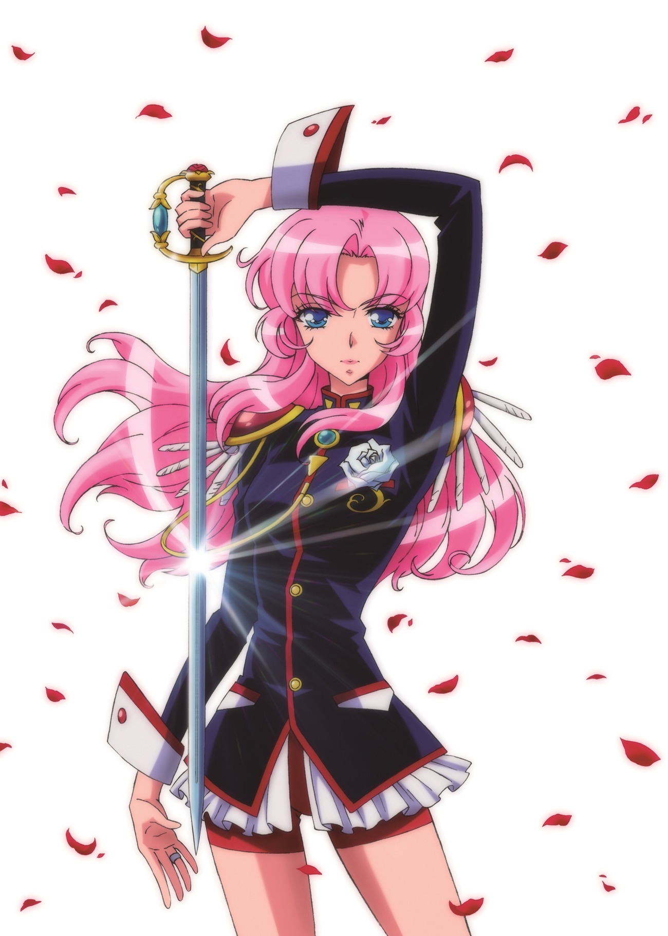 「少女革命ウテナ TVアニメ放送20周年記念展 ～薔薇と革命の記憶、絶対運命黙示録～」ビジュアル