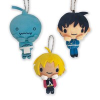 「鋼の錬金術師展」で先行販売される「ぴょこのるボールチェーン」。