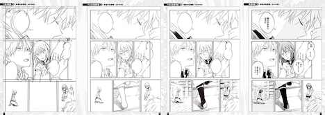 「白泉社即日デビューまんが賞」投稿者へプレゼントされた「練習用複製原画BOOK」より。