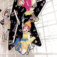 「みつどもえ」アクリル時計