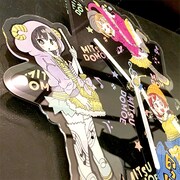 「みつどもえ」アクリル時計