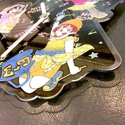 「みつどもえ」アクリル時計