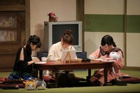 お絵描きコーナーも。