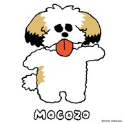 モコゾウのイラスト。