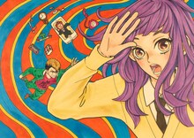 「アナログドロップ」第1話の扉ページに使用されたカラーカット。(c)あいだ夏波／集英社 マーガレット