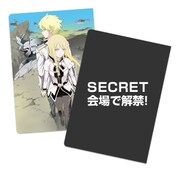 会場で販売されるクリアファイル。