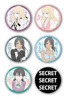 会場で販売されるガチャ缶バッジ。