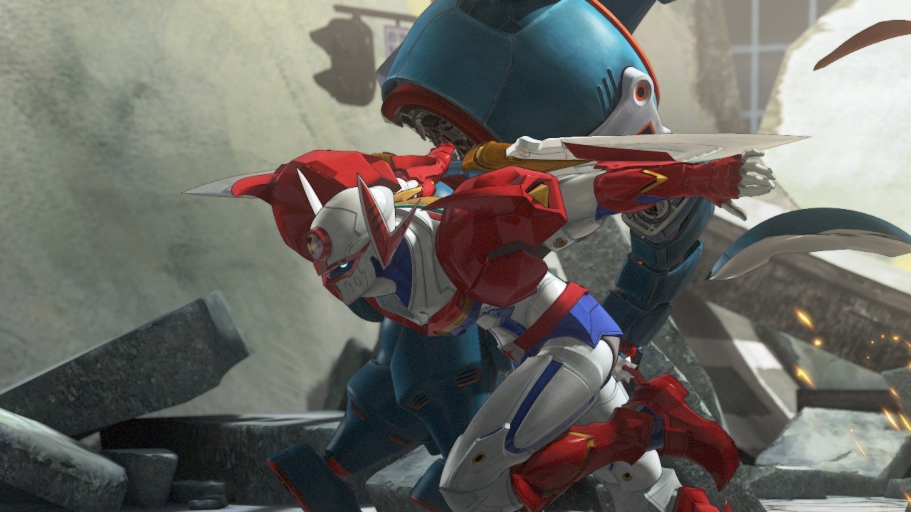 「Infini-T Force」のテッカマン。