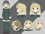 ユーリの設定画。