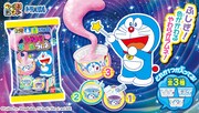 「ドラえもん」のお菓子作成キット、粉を混ぜてやわらかラムネ作りに挑戦
