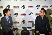 左から荒木飛呂彦、原哲夫。