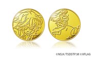 蛯子能収がデザインした特製純金製金貨。