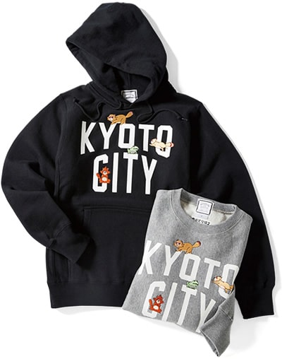 「KYOTO CITY」と「有頂天家族」のコラボによるアイテム。