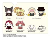 「ローゼンメイデン」×サンリオキャタクターズのコラボクリアファイル。(c)PEACH-PIT/集英社 (c)‘76,’96,’01,’05,’17 SANRIO CO., LTD. APPROVAL No. G581629