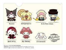 「ローゼンメイデン」×サンリオキャタクターズのコラボクリアファイル。(c)PEACH-PIT/集英社 (c)‘76,’96,’01,’05,’17 SANRIO CO., LTD. APPROVAL No. G581629