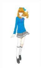 窪之内英策による、クララのキャラクター設定画。