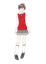 窪之内英策による、ハイジのキャラクター設定画。