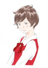 窪之内英策による、ハイジのキャラクター設定画。