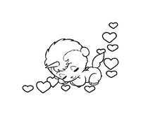 サングラススタンプ